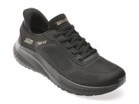 Pantofi sport SKECHERS negri, BOBS SQUAD CHAOS, din material textil - 1