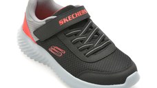 Pantofi sport SKECHERS negri, BOUNDER, din material textil