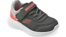 Pantofi sport SKECHERS negri, BOUNDER, din material textil