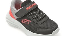 Pantofi sport SKECHERS negri, BOUNDER, din material textil