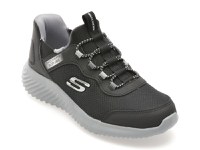 Pantofi sport SKECHERS negri, BOUNDER, din material textil - 1