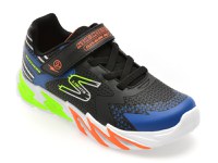 Pantofi sport SKECHERS negri, FLEX-GLOW BOLT, din material textil - 1