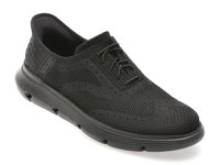 Pantofi sport SKECHERS negri, GARZA, din material textil - 1