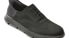 Pantofi sport SKECHERS negri, GARZA, din material textil
