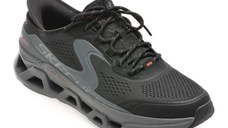 Pantofi sport SKECHERS negri, GLIDE-STEP ALTUS, din material textil