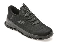 Pantofi sport SKECHERS negri, GLIDE-STEP, din material textil - 1
