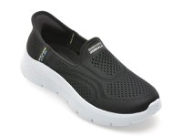 Pantofi sport SKECHERS negri, GO WALK FLEX, din material textil - 1