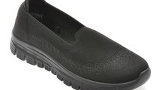Pantofi sport SKECHERS negri, GRACEFUL, din material textil