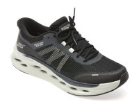 Pantofi sport SKECHERS negri, MAX CUSHIONING GLIDE-STEP , din material textil - 1