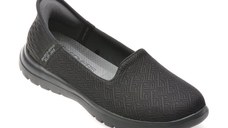 Pantofi sport SKECHERS negri, ON-THE-GO FLEX, din material textil