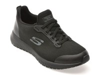Pantofi sport SKECHERS negri, SQUAD SR, din material textil - 1
