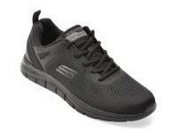 Pantofi sport SKECHERS negri, TRACK, din material textil - 1
