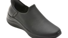 Pantofi sport SKECHERS negri, ULTRA FLEX 3.0, din piele naturala