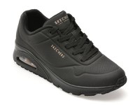 Pantofi sport SKECHERS negri, UNO, din piele ecologica - 1