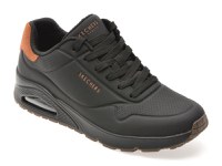 Pantofi sport SKECHERS negri, UNO, din piele ecologica - 1