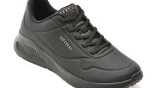 Pantofi sport SKECHERS negri, UNO LITE, din piele ecologica