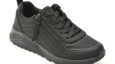 Pantofi sport SKECHERS negri, UNO LITE, din piele ecologica