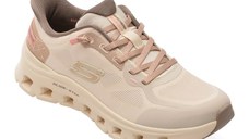 Pantofi sport SKECHERS nude, GLIDE-STEP PRO, din material textil