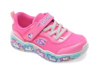 Pantofi sport SKECHERS roz, PLAY SCENE, din material textil - 1