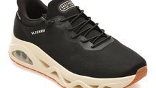 Pantofi sport SKECHERS UNO GLIDE-STEP negri din material textil