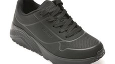 Pantofi sport SKECHERS UNO LITE negri din piele ecologica pentru baieti