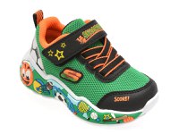 Pantofi sport SKECHERS verzi, PLAY SCENE, din material textil - 1
