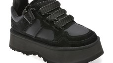 Pantofi sport UGG negri, ASTROMEL, din material textil