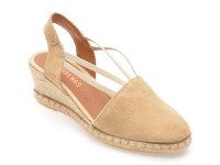 Pantofi VERBENAS bej, MAIKA, din piele intoarsa - 1