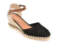Pantofi VERBENAS negri, MALENA, din piele intoarsa - 1