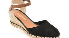 Pantofi VERBENAS negri, MALENA, din piele intoarsa