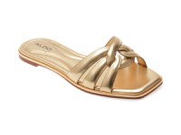 Papuci ALDO aurii, AUGUSTYA 710, din piele ecologica - 1