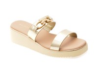 Papuci ALDO aurii, MARREN 741, din piele ecologica - 1