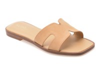 Papuci ALDO bej, ITSANDAL 260, din nabuc - 1