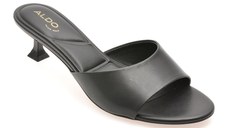 Papuci ALDO negri, DELPHINIA 001, din piele ecologica