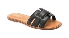 Papuci ALDO negri, ELENAA 002, din piele naturala