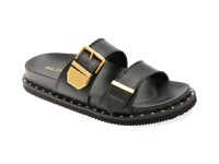 Papuci ALDO negri, ELYNA 001, din piele naturala - 1