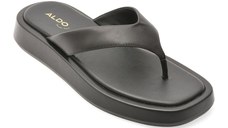 Papuci ALDO negri, GRETTLE 001, din piele naturala