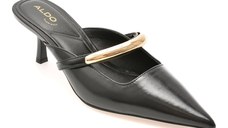 Papuci eleganti ALDO negri, KAILIDDA 001, din piele ecologica