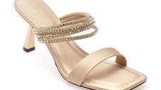 Papuci EPICA aurii, 2367, din piele ecologica