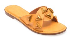 Papuci EPICA galbeni, 82922, din piele ecologica