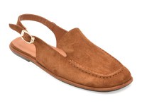 Papuci EPICA maro, 4792712, din piele intoarsa - 1