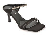 Papuci EPICA negri, 5180, din material textil - 1