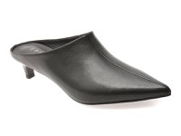 Papuci EPICA negri, 5S56, din piele naturala - 1