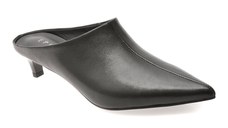 Papuci EPICA negri, 5S56, din piele naturala