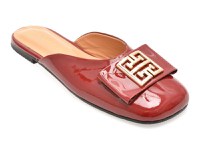 Papuci EPICA rosii, 6296012, din piele naturala lacuita - 1