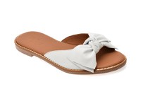 Papuci FLAVIA PASSINI albi, 2921018, din piele naturala - 1