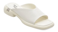 Papuci FLAVIA PASSINI albi, X8961, din piele naturala