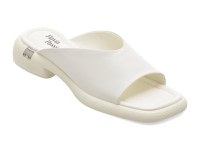 Papuci FLAVIA PASSINI albi, X8961, din piele naturala - 1