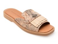 Papuci FLAVIA PASSINI bej, 13027, din piele naturala - 1