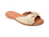 Papuci FLAVIA PASSINI bej, 2921018, din piele naturala - 1